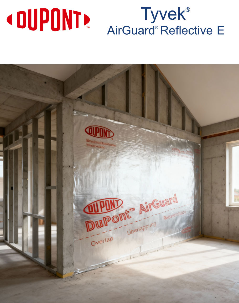 Folie bariera de vapori DUPONT AIRGUARD REFLECTIVE E
